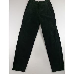 VTG 80S LANNA HIGH WAIST TAPER LEG LEATHER PANTS
